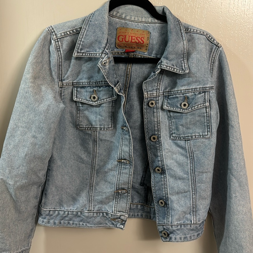 Guess womens jean jacket